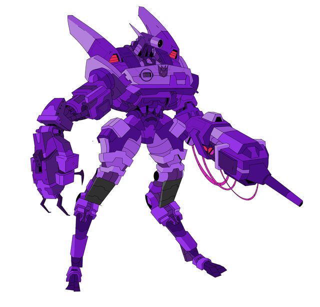 5位变形金刚角色抽象设计阿尔茜变搅拌车震荡波变坦克(图5)