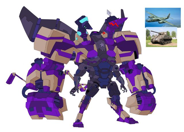 5位变形金刚角色抽象设计阿尔茜变搅拌车震荡波变坦克(图4)