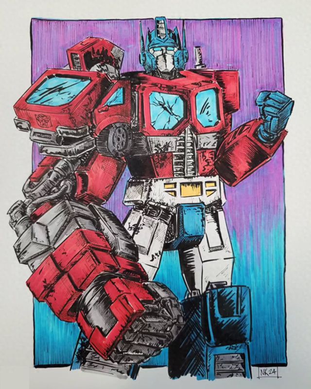 变形金刚擎天柱与威震天全新合体形态铁皮、震荡波参与合体变形(图1)