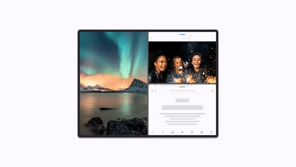 三星三折叠手机动画抢先看:影像大突破来电悬浮+AI小窗(图3)