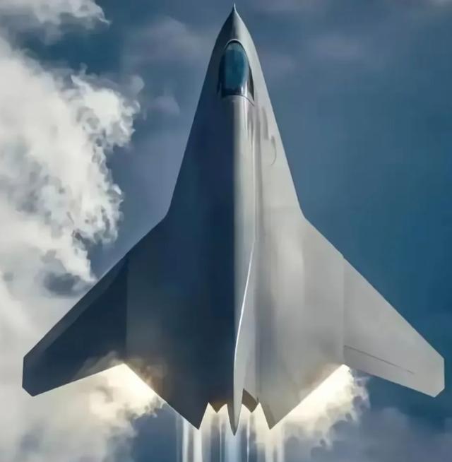 美空军为六代机PPT欢呼中国歼-50再现低空试飞已拆除机头空速管(图4)